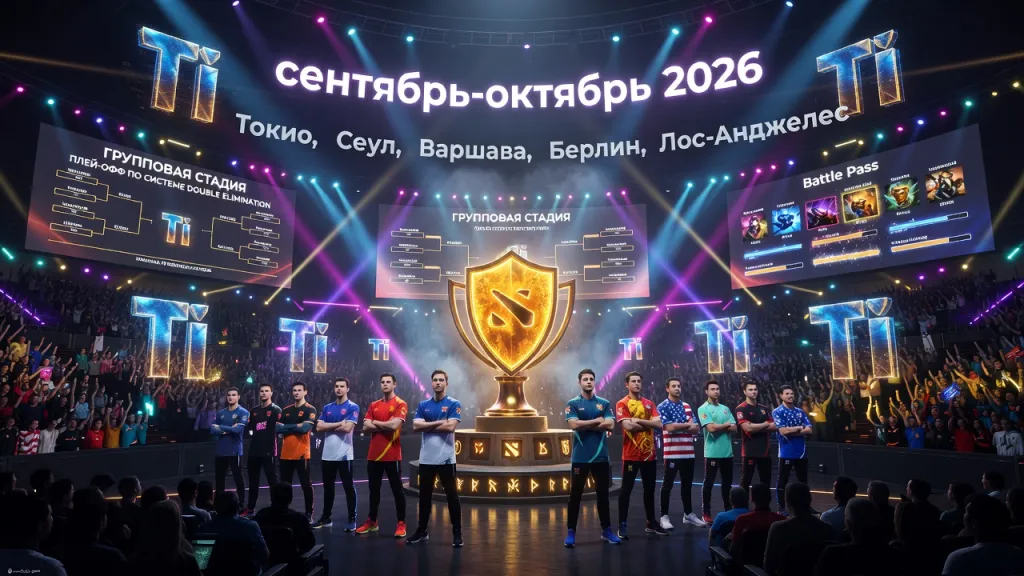 Какого числа The International 2026: точные даты турнира Dota 2