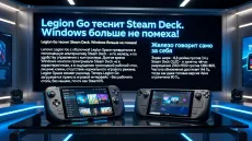 Legion Go теснит Steam Deck. Windows больше не помеха!